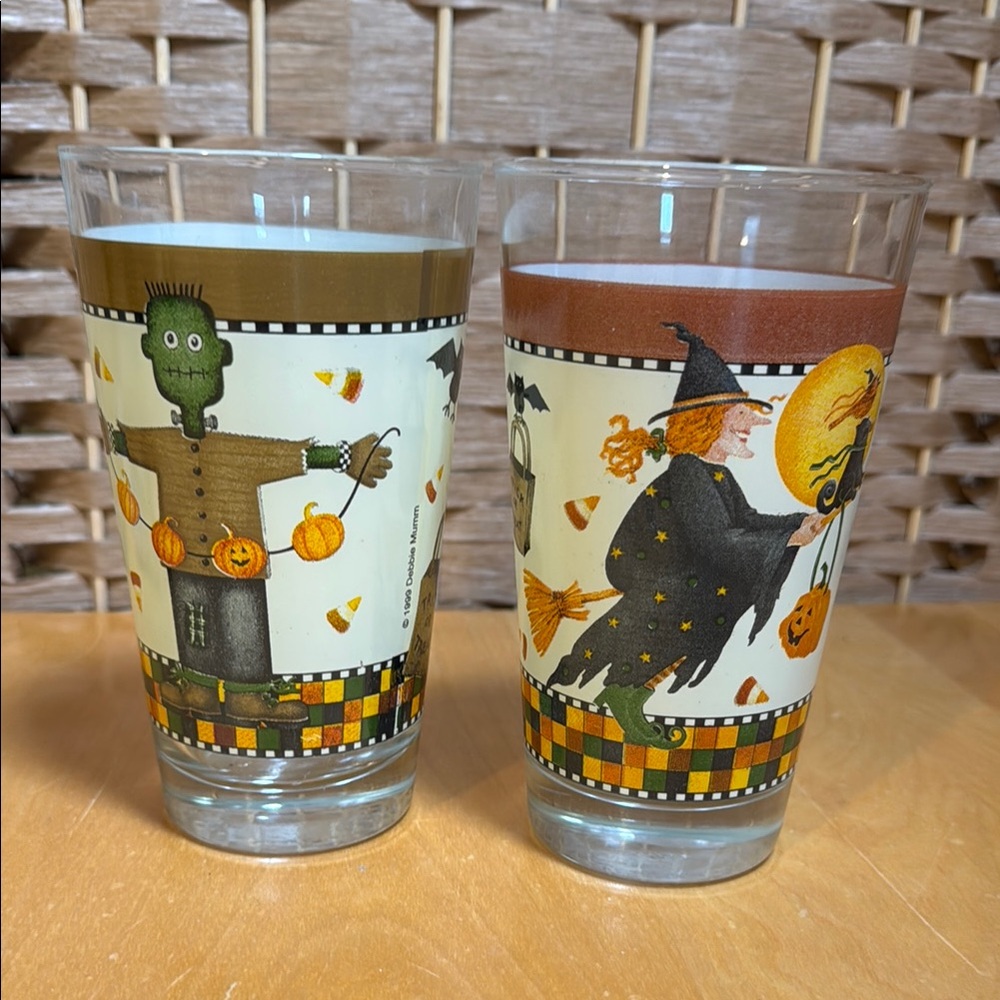 Halloween Themed Glass Tumbler Set